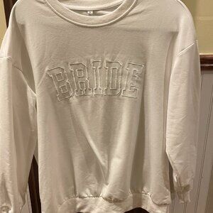bride sweatshirt